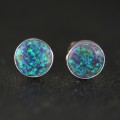 Synthetic Opal - Green