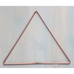 5” Triangle Steel Copper Coated Macrame Craft Hoops Rings 10 pack  5” 12.7cm